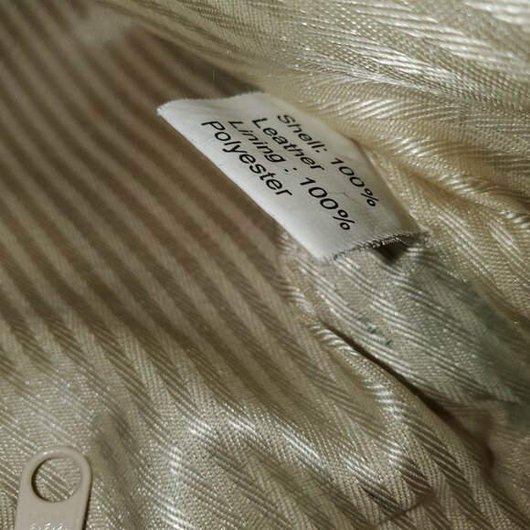 Art Scene Tooled Leather Purse Shoulder-Bag Woman Red Dress Yacht Beach Green - Picture 6 of 6